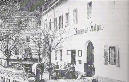 Das Rauchenwaldhaus um 1850